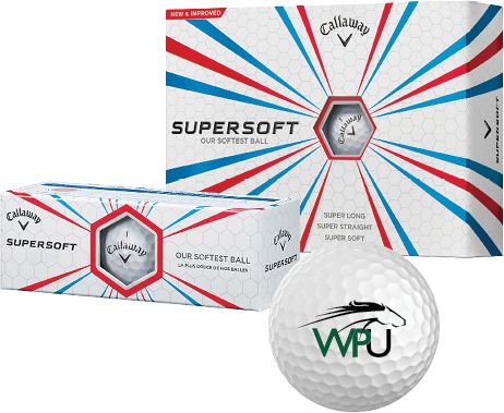 William Peace Callaway Supersoft Golf Balls 12/pkg WPU Primary Mark - ONLINE ONLY