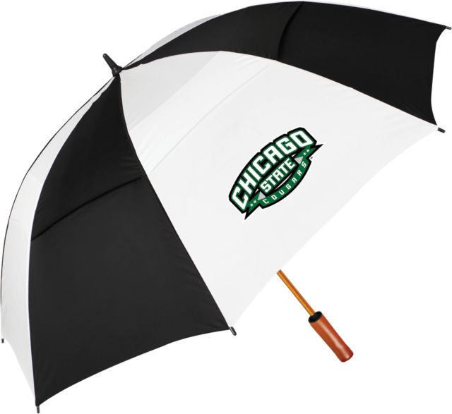 Chicago State 62 Inch Forest Umbrella Chicago State Cougars - ONLINE ONLY
