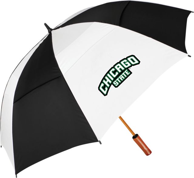 Chicago State 62 Inch Forest Umbrella Chicago State - ONLINE ONLY