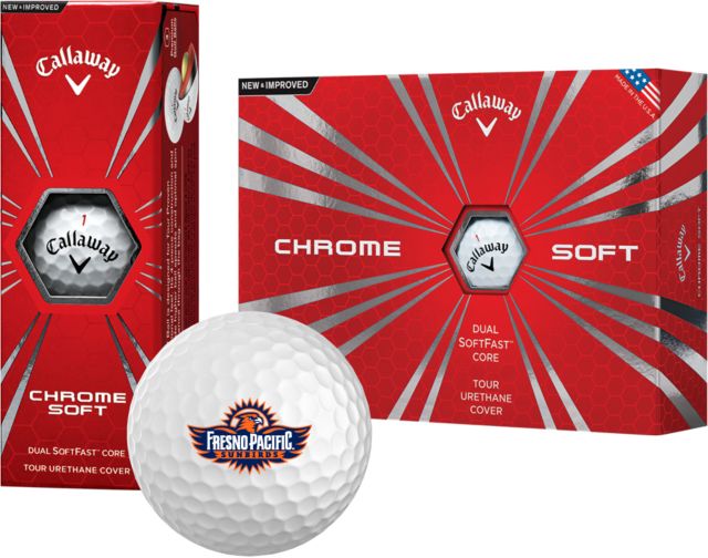 Fresno Pacific Callaway Soft Golf Balls 12/pkg Official Logo - ONLINE ONLY