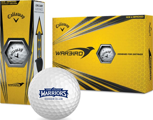 Dine Callaway Warbird Golf Balls 12/pkg Warriors Donor Club - ONLINE ONLY