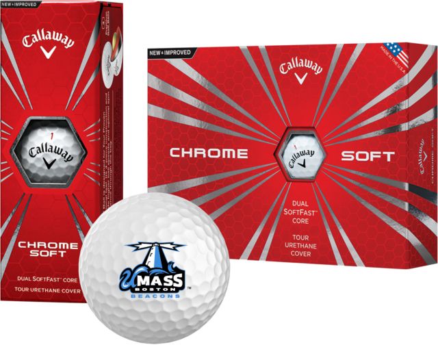 UMass Boston Callaway Soft Golf Balls 12/pkg Primary Logo - ONLINE ONLY