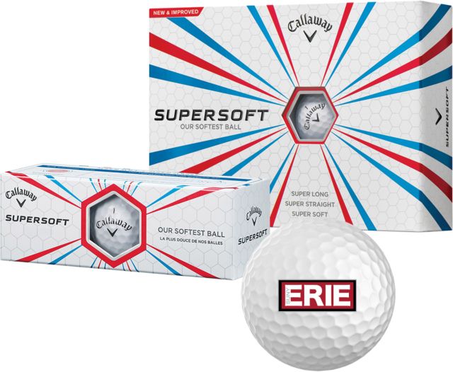 Erie CC Callaway Supersoft Golf Balls 12/pkg SUNY Erie Wordmark - ONLINE ONLY