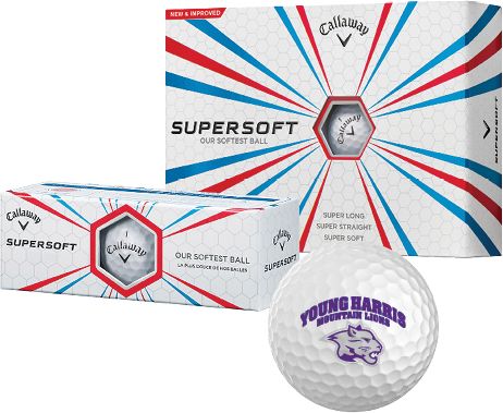 Young Harris Callaway Supersoft Golf Balls 12/pkg Official Logo - ONLINE ONLY