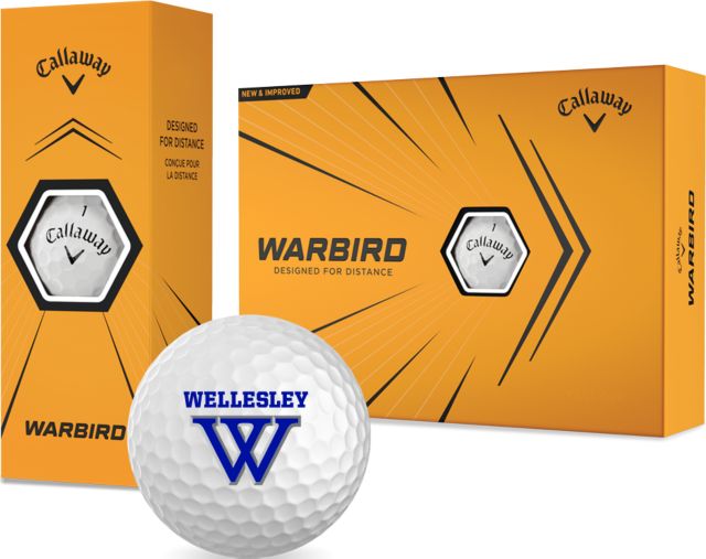 Wellesley Callaway Warbird Golf Balls 12/pkg Wellesley Primary Athletic Mark - ONLINE ONLY