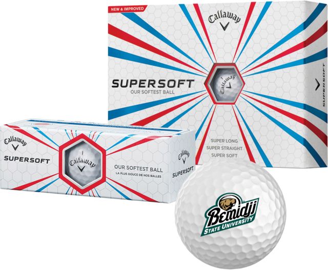 Bemidji State Callaway Supersoft Golf Balls 12/pkg Bemidji State University Script - ONLINE ONLY