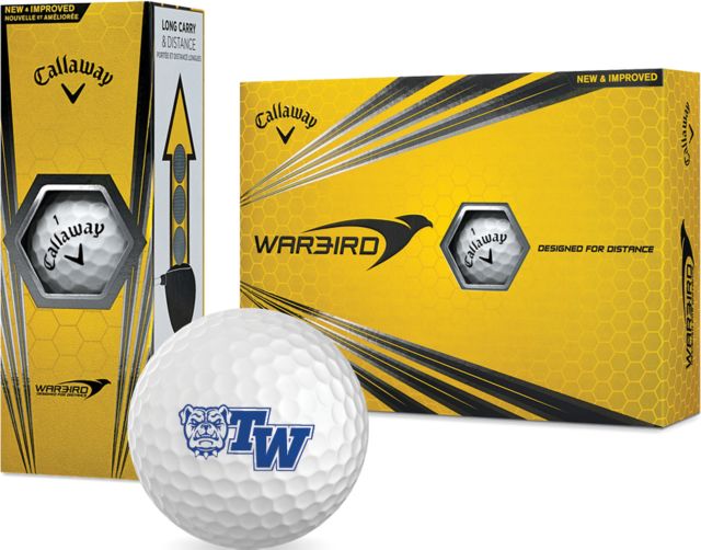Tennessee Wesleyan Callaway Warbird Golf Balls 12/pkg Official Logo - ONLINE ONLY