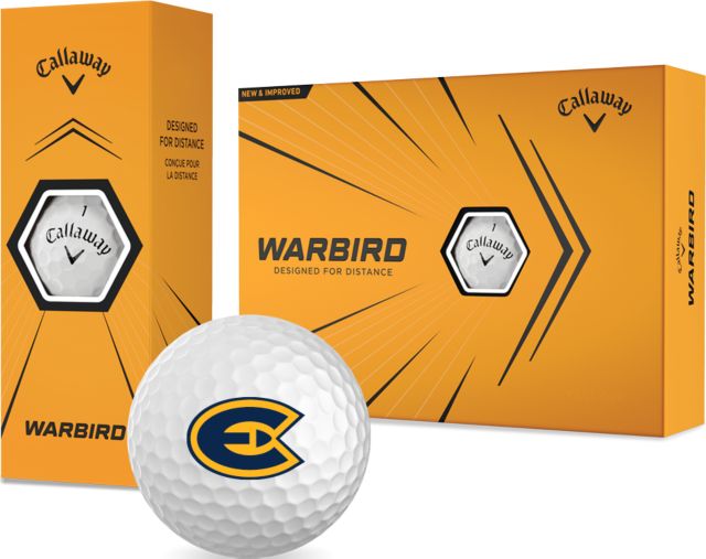 Eau Claire Callaway Warbird Golf Balls 12/pkg Primary Athletic Mark - ONLINE ONLY