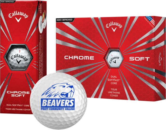 Pratt CC Callaway Soft Golf Balls 12/pkg Official Logo - ONLINE ONLY