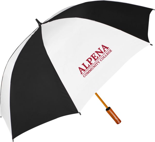 Alpena 64 Inch Umbrella Wordmark - ONLINE ONLY