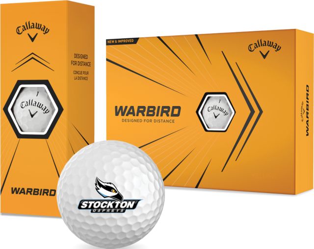 Stockton Callaway Warbird Golf Balls 12/pkg Official Logo - ONLINE ONLY