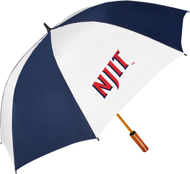 NJIT 64 Inch Umbrella NJIT Wordmark - ONLINE ONLY