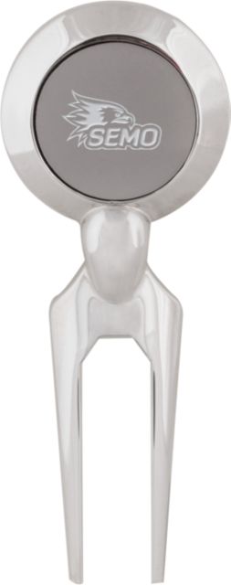 Southeast Missouri Bookstore Divot Tool/Ball Marker SEMO Logo Embroidery Engraved - ONLINE ONLY