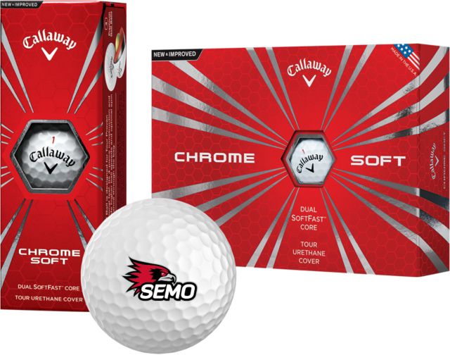 Southeast Missouri Bookstore Callaway Soft Golf Balls 12/pkg SEMO Logo Embroidery - ONLINE ONLY