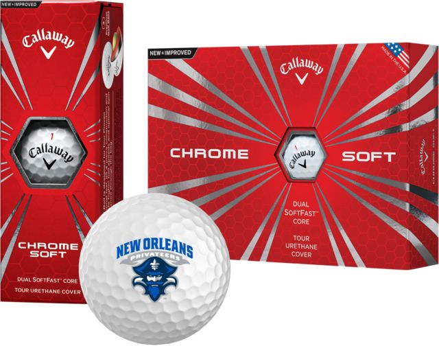 New Orleans Callaway Soft Golf Balls 12/pkg Primary Mark - ONLINE ONLY