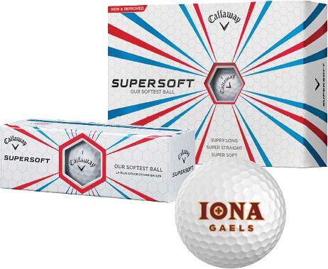 Iona Callaway Supersoft Golf Balls 12/pkg Official Logo - ONLINE ONLY