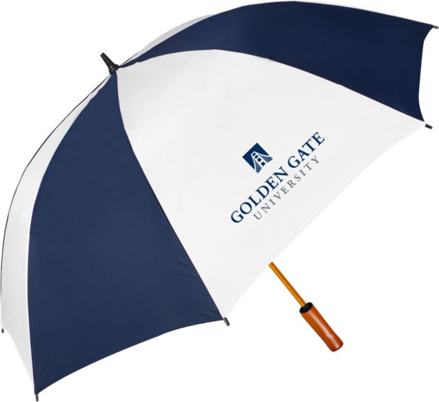 Golden Gate 64 Inch Umbrella Golden Gate University Stacked - ONLINE ONLY