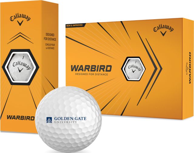 Golden Gate Callaway Warbird Golf Balls 12/pkg Golden Gate University Stack Left - ONLINE ONLY