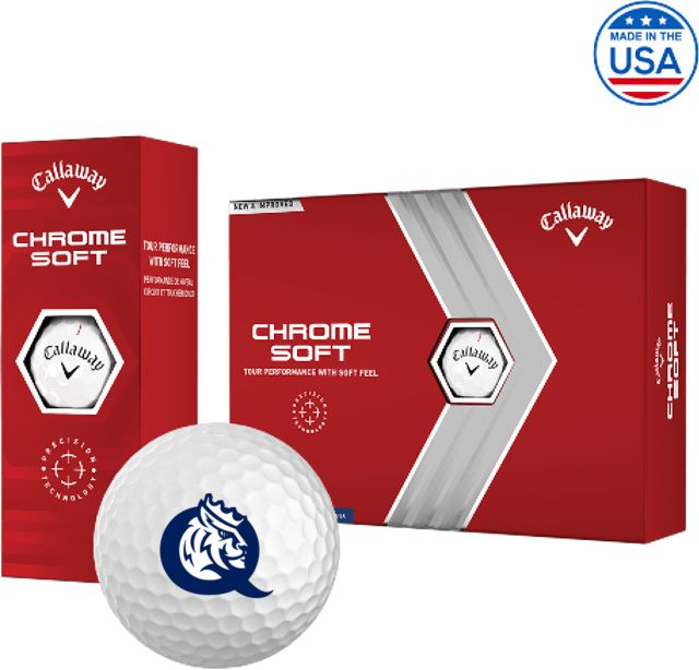 Queens U of Charlotte Callaway Soft Golf Balls 12/pkg Queens Athletic Mark - ONLINE ONLY