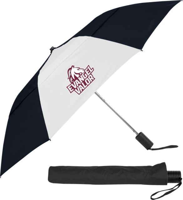 Evangel 42 Inch Slim Stick Vented Umbrella Evangel Valor Horse Lockup - ONLINE ONLY