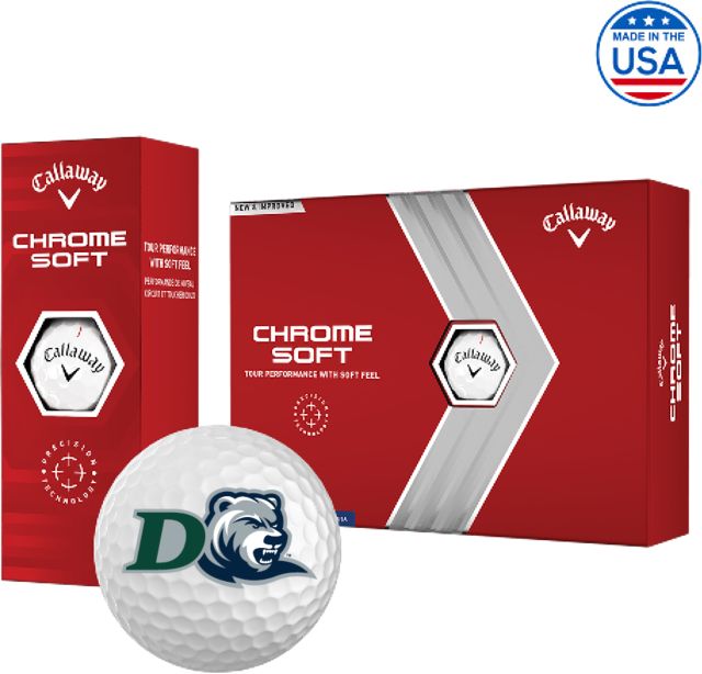 Drew University Callaway Soft Golf Balls 12/pkg Drew University Rangers Primary Mark - ONLINE ONLY