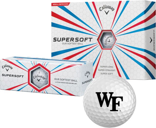 Wake Forest Callaway Supersoft Golf Balls 12/pkg WF - ONLINE ONLY