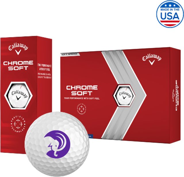 Amherst College Callaway Soft Golf Balls 12/pkg Circle Mammoth Head - ONLINE ONLY