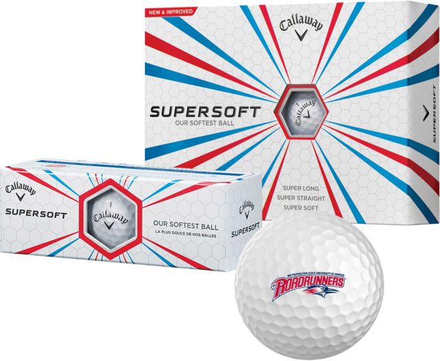 MSU Denver Callaway Supersoft Golf Balls 12/pkg Primary Mark
