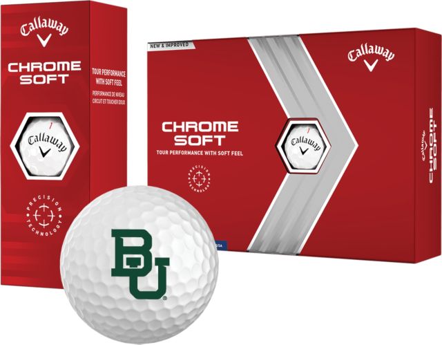 Baylor Callaway Soft Golf Balls 12/pkg Interlocking BU - ONLINE ONLY