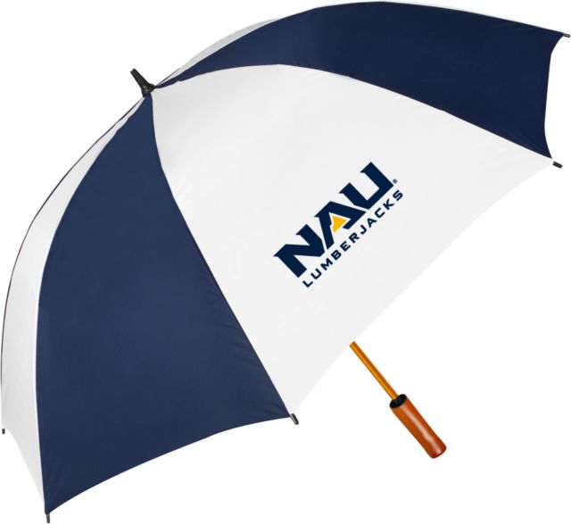 Northern Arizona 62 Inch Umbrella NAU Lumberjacks Stacked - ONLINE ONLY
