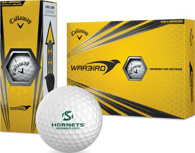 Sacramento State Callaway Warbird Golf Balls 12/pkg Official Logo - ONLINE ONLY