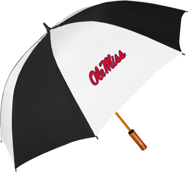 Ole Miss 64 Inch Umbrella Ole Miss Script - Official Wordmark - ONLINE ONLY