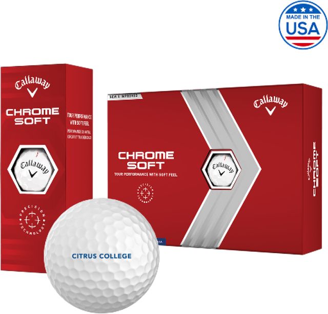 Citrus College Callaway Soft Golf Balls 12/pkg Citrus College Flat - ONLINE ONLY