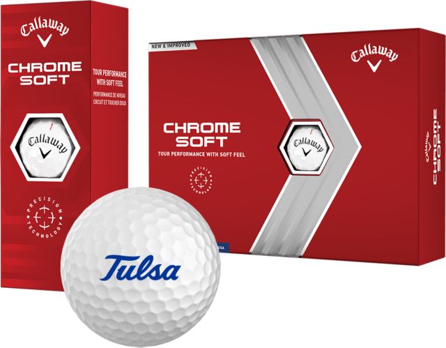 Tulsa Callaway Soft Golf Balls 12/pkg Tulsa Wordmark - ONLINE ONLY