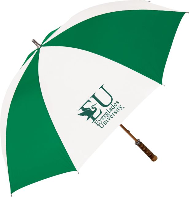 Everglades University 64 Inch Umbrella EU with Egret Everglades UniversityA Vertical Trademark - ONLINE ONLY