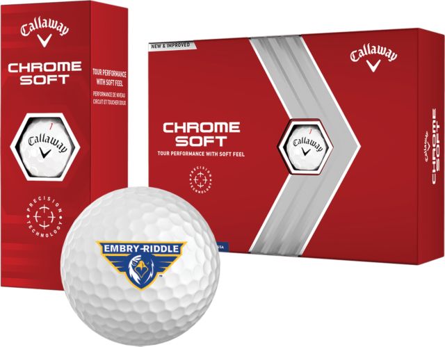 Embry Riddle Prescott Callaway Soft Golf Balls 12/pkg Athletic Mark - ONLINE ONLY