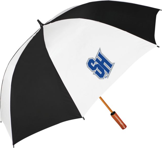 Seton Hall 62 Inch Vented Umbrella Secondary Athletic Logo - ONLINE ONLY