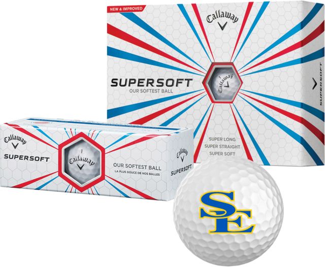 Southeastern Oklahoma State Callaway Supersoft Golf Balls 12/pkg SE Symbol - ONLINE ONLY