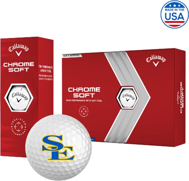 Southeastern Oklahoma State Callaway Soft Golf Balls 12/pkg SE Symbol - ONLINE ONLY