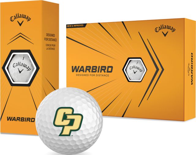 Cal Poly Callaway Warbird Golf Balls 12/pkg Interlocking CP - ONLINE ONLY