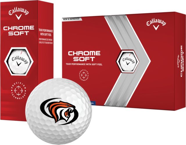 Pacific Tigers Callaway Soft Golf Balls 12/pkg Pacific Powercat Primary Mark - ONLINE ONLY