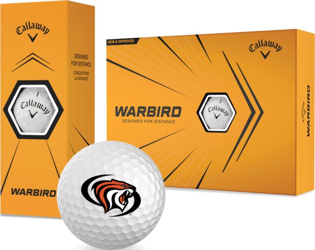 Pacific Tigers Callaway Warbird Golf Balls 12/pkg Pacific Powercat Primary Mark - ONLINE ONLY