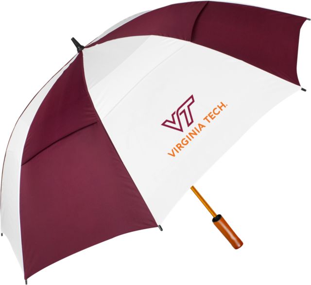 Virginia Tech 64 Inch Umbrella Primary Institutional Mark - ONLINE ONLY
