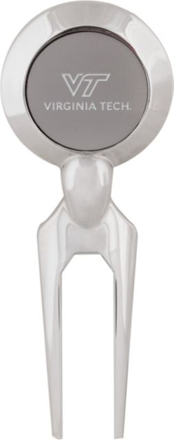 Virginia Tech Divot Tool/Ball Marker Primary Institutional Mark Engraved - ONLINE ONLY