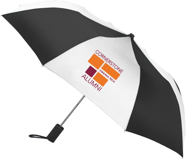 Virginia Tech Univ 42 Inch Slim Stick Umbrella Cornerstone Alumni Vertical R