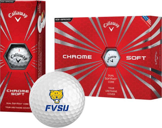 Fort Valley State Callaway Soft Golf Balls 12/pkg Primary Mark - ONLINE ONLY