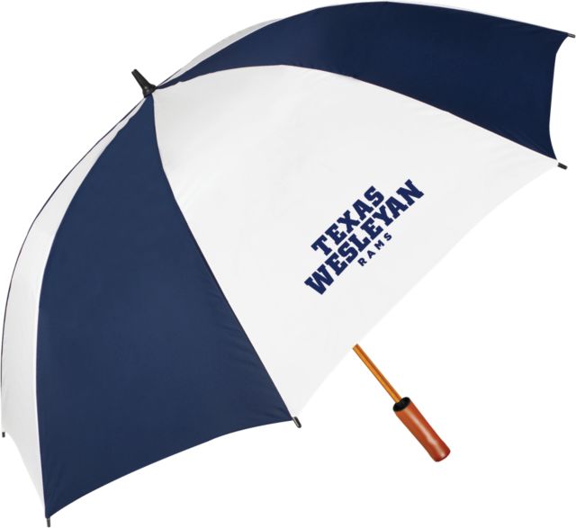 Texas Wesleyan 62 Inch Vented Umbrella Texas Wesleyan Rams - ONLINE ONLY