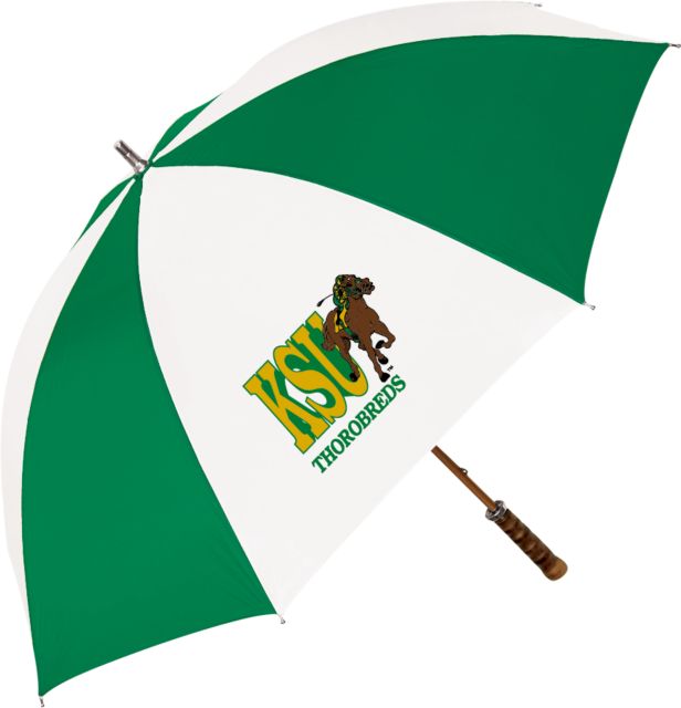 Kentucky State 64 Inch Kelly Green/White Umbrella Primary Mark - ONLINE ONLY