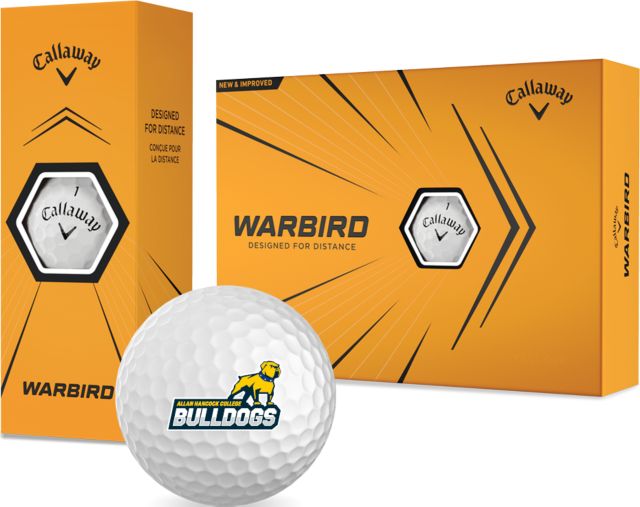 Allan Hancock Callaway Warbird Golf Balls 12/pkg Allan Hancock College Bulldogs Circle Mark - ONLINE ONLY