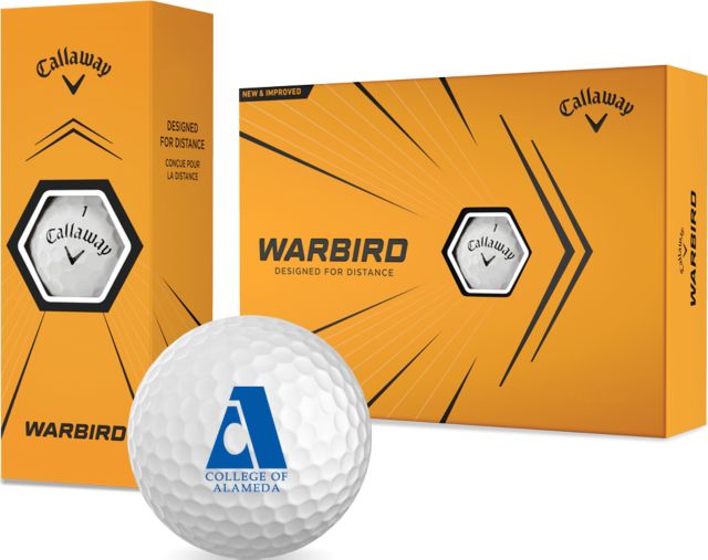 Alameda Callaway Warbird Golf Balls 12/pkg College of Alameda Primary Mark - ONLINE ONLY